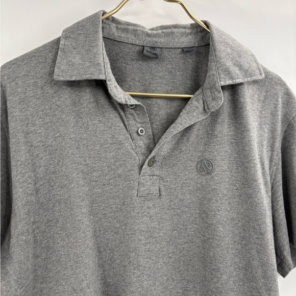 G/FORE Men’s tennis Gray Golf Polo Shirt Short Sleeve Classic size medium - Picture 3 of 14